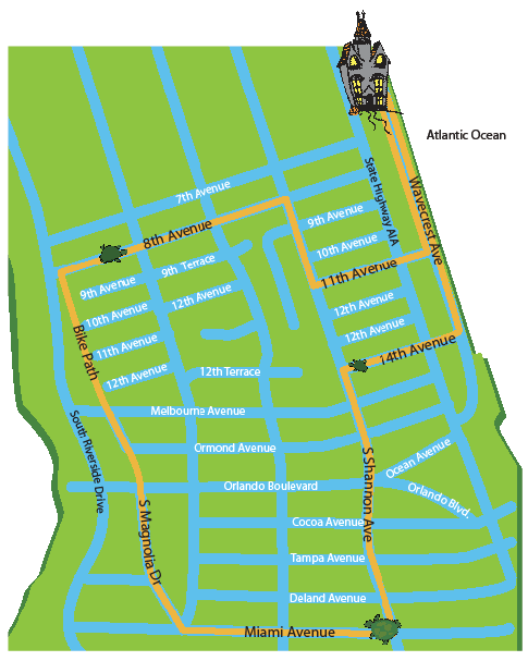 Witch Way 5K Course Map